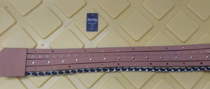 Michael Kors Belt black With studs and chain Really something different!