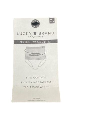 Lucky Brand Shaping High Waist Briefs Size XL~2 pair Style LVD60579~ EXCELLENT!
