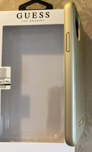GUESS iPHONE 11 PRO P.U. LEATHER IRIDESCENT COLLECTION  GOLD
