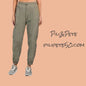 Wilo The Label Women's Parachute Joggers Pants in Sage Size S~100% Nylon~COMFY!