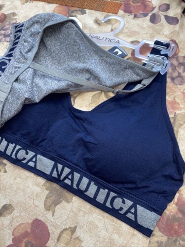 NÁUTICA 2PACK INTIMATES LOUNGE COMFORT BRAS SIZE L RETAIL $42 BEAUTIFUL NEW