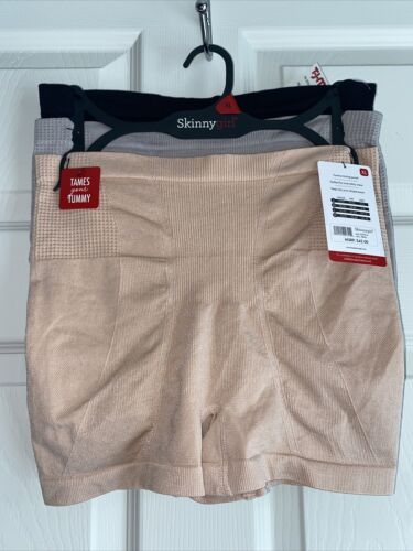 Skinnygirl Shaping Seamless Shorts Size L 3 Pairs~Style SG7016~TAMES YOUR TUMMY