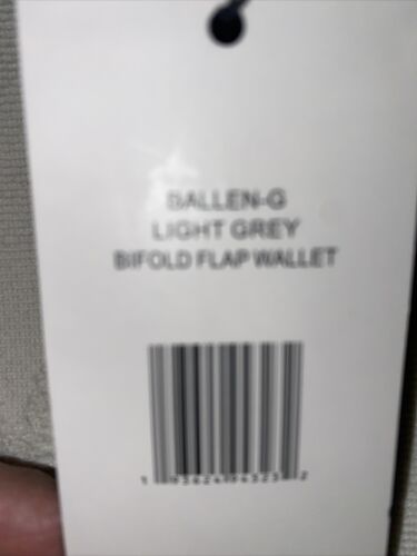 STEVE MADDEN Woman's Wallet BALLEN-G Soft Textured LIGHT GRAY BEAUTIFUL !!!