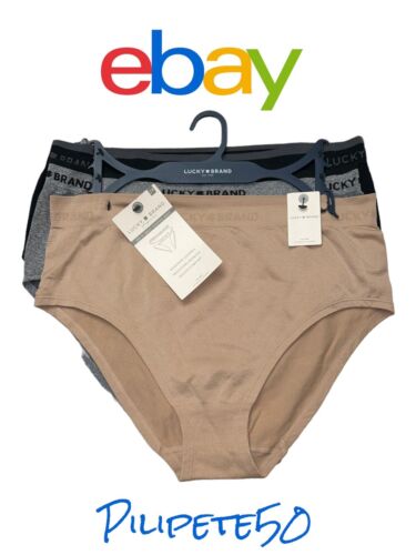 Lucky Brand Shaping High Waist Briefs Size 2XL~3 pair Style LVD38079~ EXCELLENT!