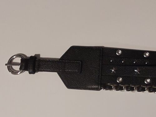 Michael Kors Belt black With studs and chain Really something different!