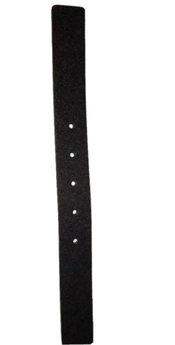 TAHARI BELT UNISEX BLACK TEXTURED FAUX LEATHER LOGO BUCKLE MSRP $40