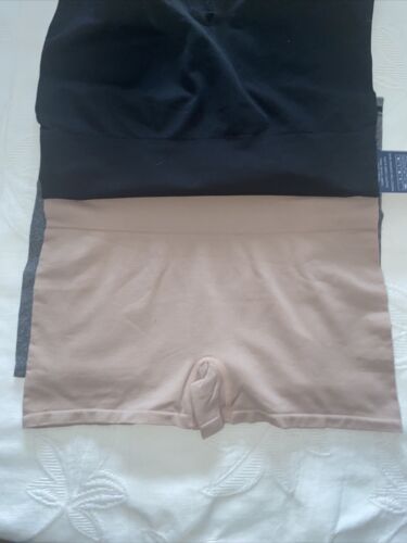 NAUTICA INTIMATES NT7481 - 3 PACK HIGH WAIST SEAMLESS SHAPING SHORTS GREAT FIT!