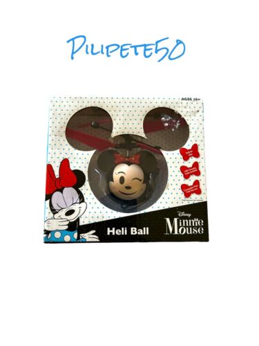 Disney Minnie Mouse Heli Ball Indoor Helicopter Flying Toy with USB Cable - NEW