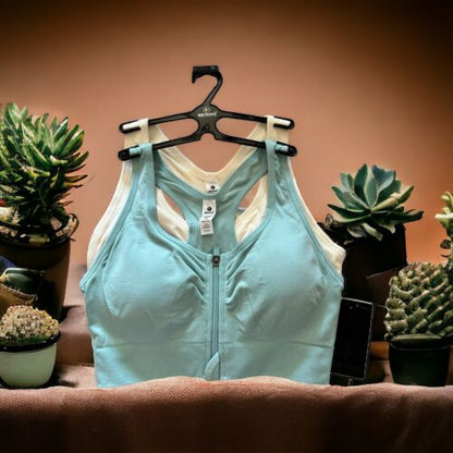 90 Degree By Reflex High Performance~ Full Support Sport  Bra Set-Two XL MSRP$58