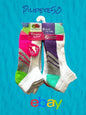 FRUIT OF THE LOOM GIRLS LOW CUT SOCKS SIZE 4-10 SIZE LARGE 6 PAIRS CASUAL NEW