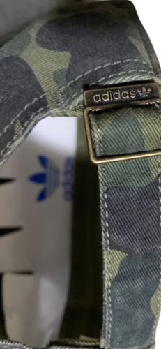 Adidas Women's Cap Originals Relaxed Camo Adjustable Back Strap Olive Green Nice