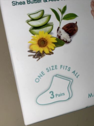 CALA Sea Salt Moisturizing Foot Masks, 3 count , Hydrating, Nourishing AMAZING