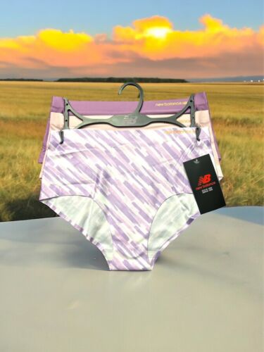 NEW BALANCE Women's No Show Seamless Mid-Rise Panties~3 Pck Multicolor~ALL SIZES