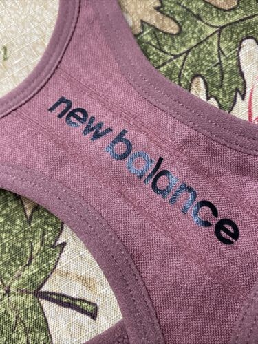New Balance Medium Impact Sports Bra Style #112009 DARK OXIDE (Mauve)Size MEDIUM