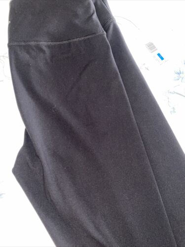 Calvin Klein Women's Logo Print Performance Legging PFSP6553 Black/White Size XL