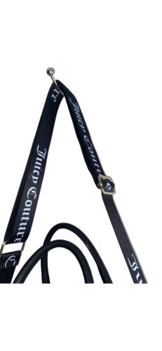 Juicy Couture Fashionista Sports Bowler Satchel Crossbody Black White NWT!!!