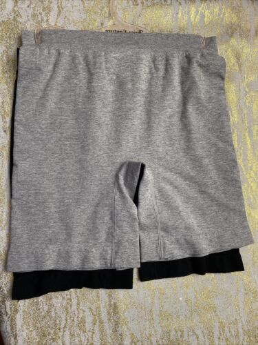 Juicy Couture 2 PK Biker Shorts Seamless Shaping Women’s 3XL Black & Gray NEW