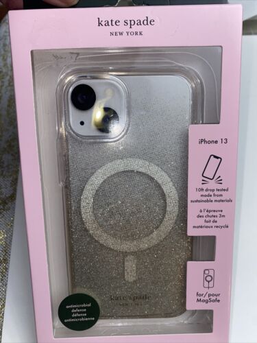 Kate Spade Protective Case~iPhone 13 Metallic~For MagSafe~Antimicrobial~UNIQUE