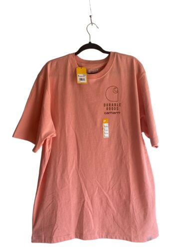 Carhartt Loose Fit Heavyweight Short Sleeve Durable Goods Graphic Tshirt Large