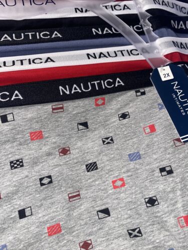 NAUTICA 5 Pack BRIEFS PLUS SIZES~COTTON~MULTICOLOR~  NT3459~ALL SIZES~GREAT FIT!