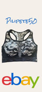 LAYER 8 MAX. SUPPORT SIZE 1X SPORT BRA  CAMOUFLAGE GRAY/CHARCOAL/BLACK LWB0103X