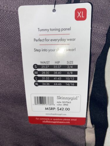 Skinnygirl Shaping Seamless Slip Shorts Size XLarge 3  pair Style SG7063￼￼ New
