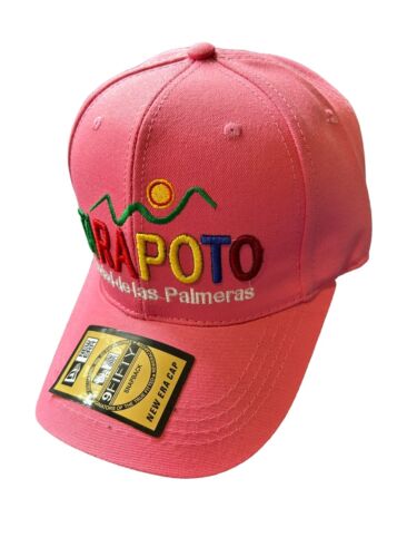 TARAPOTO~Peruvian Amazon Side~Hat Cap Pink Embroidered Multicolor Strap Back NEW