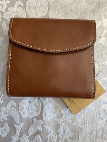 Patricia Nash Group Veg. Tan P40901 Leather REITI Wallet Florence Brown $99!