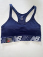 New Balance Medium Impact Sports Bra~Style R000542 Sz L~PIGMENT BLUE~REAR FIND