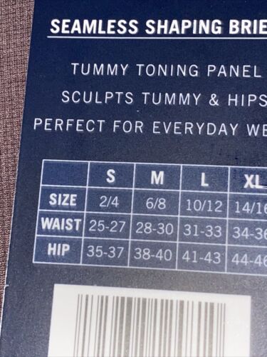 NAUTICA INTIMATES NT7164 3PKD~MEDIUM~SEAMLESS SHAPING BRIEF PANTIES GREAT FIT!