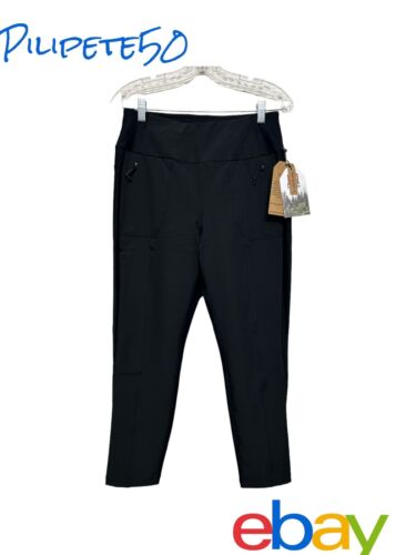 Avalanche Women's Pants~BLACK~High Waisted~Zip Pocket~4 Way Stretch~CA718R~Sz XL