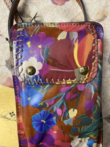 PATRICIA NASH Mini Cross-Body Bag MARINELLA Convertible Wristlet Sunmer Florals
