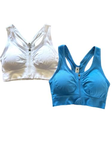 90 Degree By Reflex High Performance~ Full Support Sport  Bra Set-Two LARGE $58