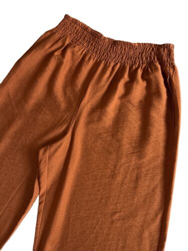 SANCTUARY Pants Women's Wide-Leg Terracotta Relaxed Size XL~