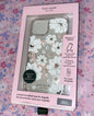 Kate Spade Phone Case iPhone 13 & 14 6.1  Floral & Rhinestones~UNIQUE BEAUTY
