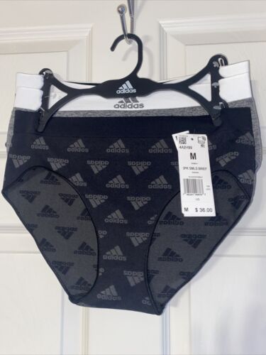 Adidas Women's 3-PK~ Bikini Briefs~ Multicolor~ 4A2H99 (Size M) NWT~MSRP $36
