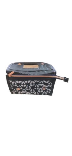 Aimee Kestenberg Langley Quilt  Indigo Dye Fold Over  Pyramid Zip Rose Gold Zip