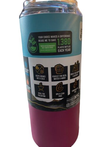 MANNA 18 oz TALL BOY TRAVELER INSULATED STAINLESS STEEL TUMBLER NEW AUTHENTIC