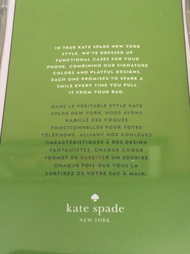 KATE SPADE Phone Case 4 iPhone 8/7/6s/6 PLUS Gold & Rose Gold Silver Polka Dots