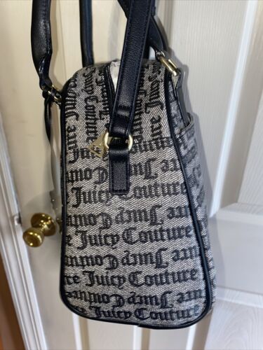 Juicy Couture Gothic Printed Start Us All Out All The Love Satchel Handbag $79