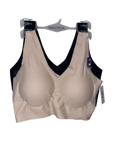 NÁUTICA 2PACK INTIMATES LOUNGE SIZE 2XL BRAS LASER CUT -NT2081 -BEAUTIFUL!
