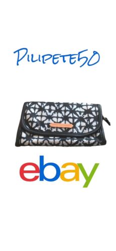 Aimee Kestenberg Langley Quilt  Indigo Dye Fold Over  Pyramid Zip Rose Gold Zip