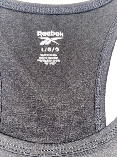 Reebok Rebel Sport Bra Racerback w/Pocket Medium Support Large MSRP$40 NEW