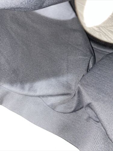 Reebok Sport Camp Racer back Bra Black/Gray Medium Support Large MSRP$40