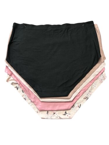 LAURA ASHLEY~5 Pack  FIT PANTIES~MULTICOLOR~ LS7489~ALL PLUS SIZES~GREAT FIT!