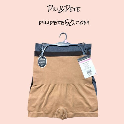 Catherine Malandrino 4 Pcs~Sz L~Shaper Seamless High Waist Shorts ~GREAT FIT!