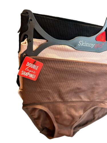 Skinnygirl Double Shaping Seamless Briefs Size SMALL 3  pair Style SG7058￼￼ New