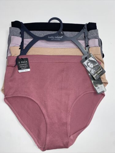 KATHY IRELAND~5 Pack FIT PANTIES~MULTICOLOR~ STYLE # BF980~ALL SIZES~GREAT FIT!