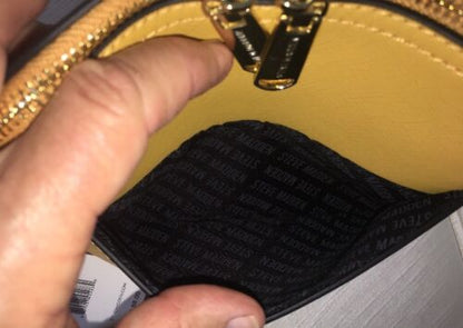 STEVE MADDEN Women’s Handbag ~B Maggie Mustard Dome Crossbody NWT~ RARE FIND!