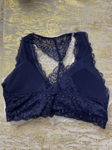 NÁUTICA LACE 2PACK INTIMATES LOUNGE COMFORT BRAS SIZE L RETAIL $48 BEAUTIFUL NEW